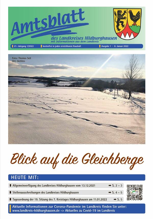 Amtsblatt - Sonderausgabe 1-2022